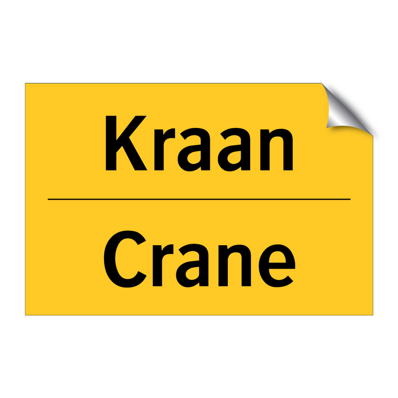 Kraan - Crane & Kraan - Crane & Kraan - Crane & Kraan - Crane