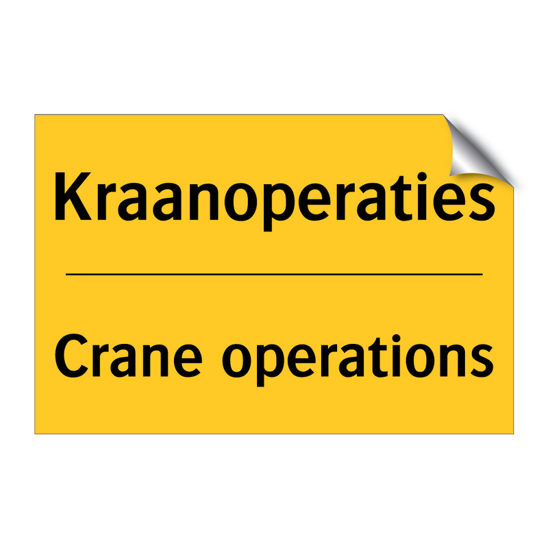 Kraanoperaties - Crane operations & Kraanoperaties - Crane operations