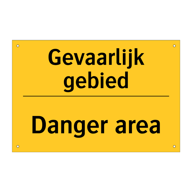 Gevaarlijk gebied - Danger area & Gevaarlijk gebied - Danger area & Gevaarlijk gebied - Danger area