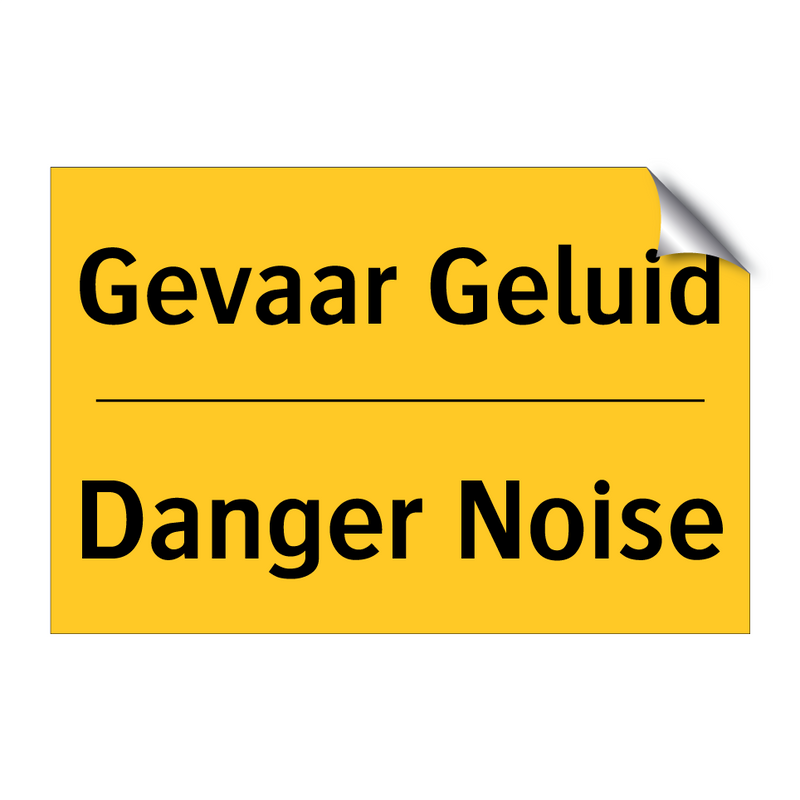 Gevaar Geluid - Danger Noise & Gevaar Geluid - Danger Noise & Gevaar Geluid - Danger Noise