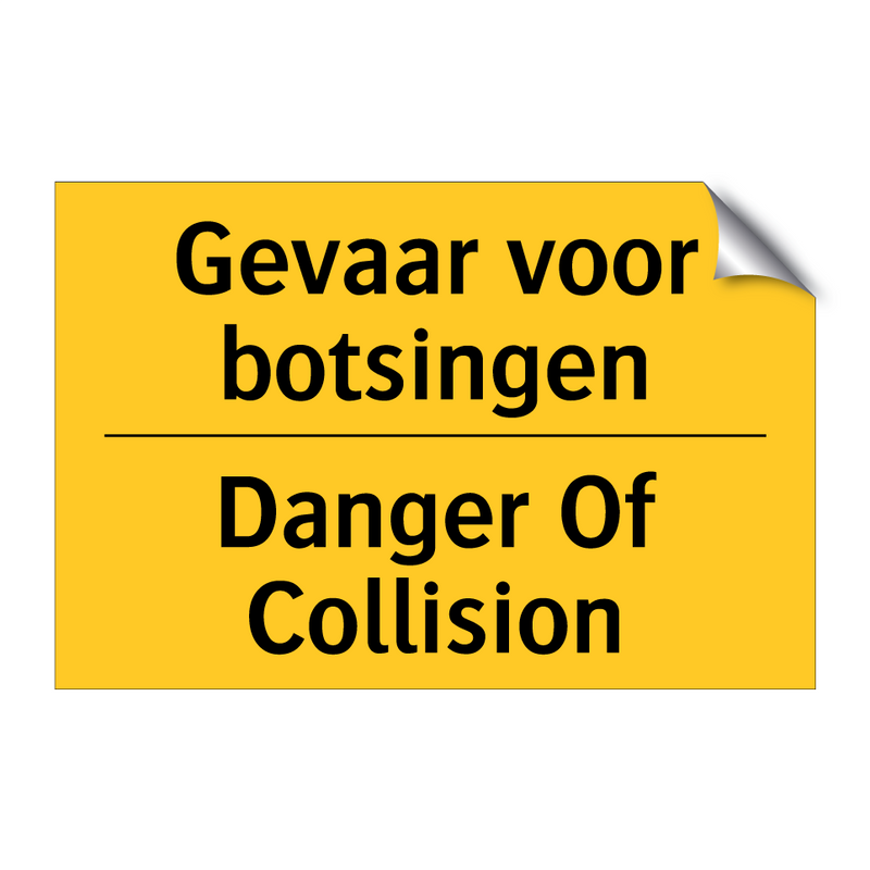 Gevaar voor botsingen - Danger Of Collision & Gevaar voor botsingen - Danger Of Collision