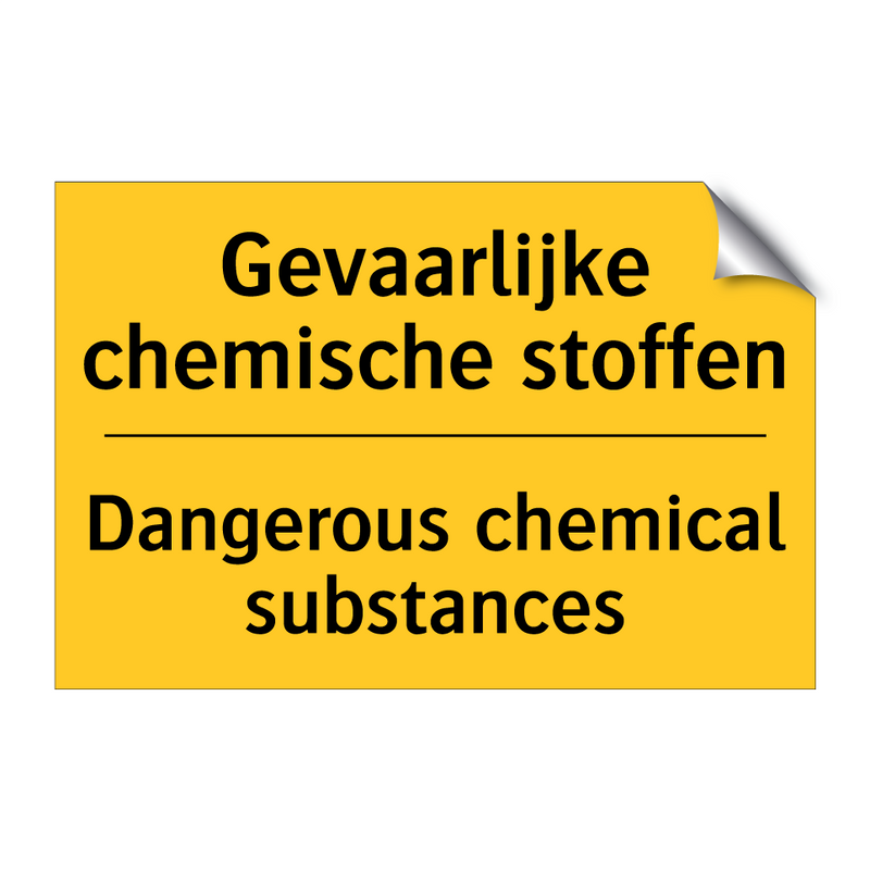 Gevaarlijke chemische stoffen - Dangerous chemical substances