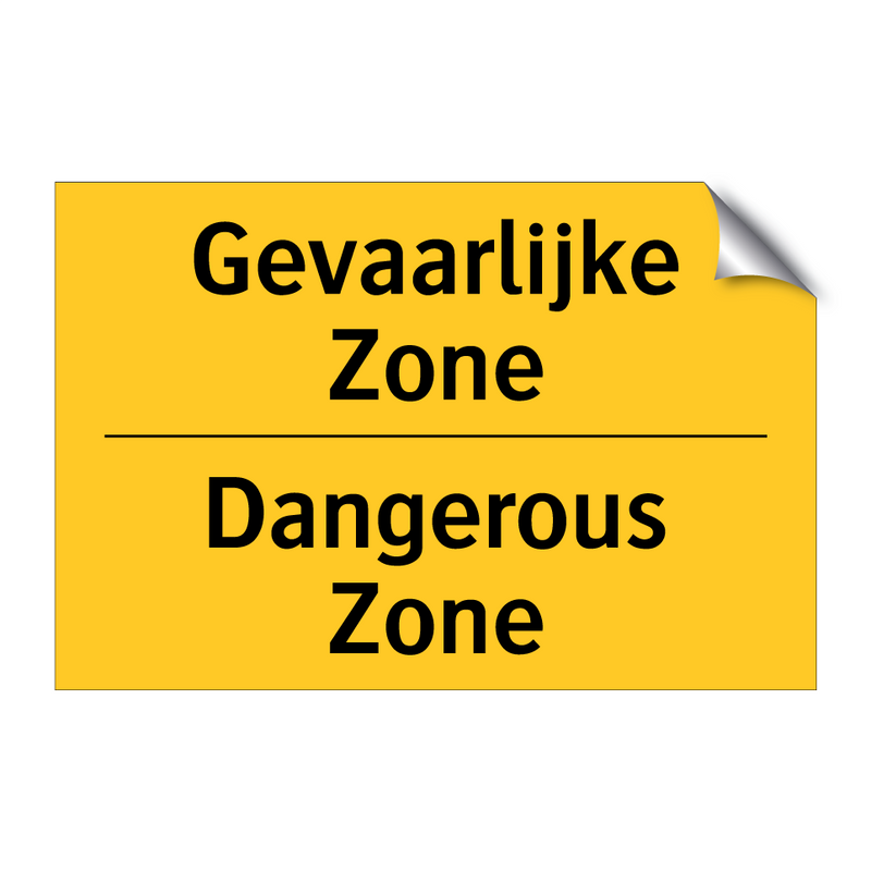 Gevaarlijke Zone - Dangerous Zone & Gevaarlijke Zone - Dangerous Zone