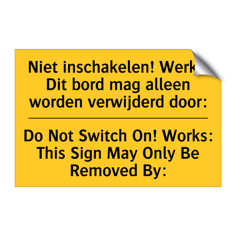 Niet inschakelen! Werkt: Dit bord /.../ - Do Not Switch On! Works: This /.../