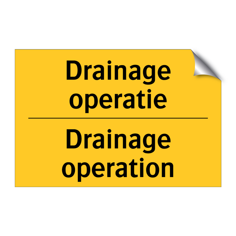 Drainage operatie - Drainage operation & Drainage operatie - Drainage operation