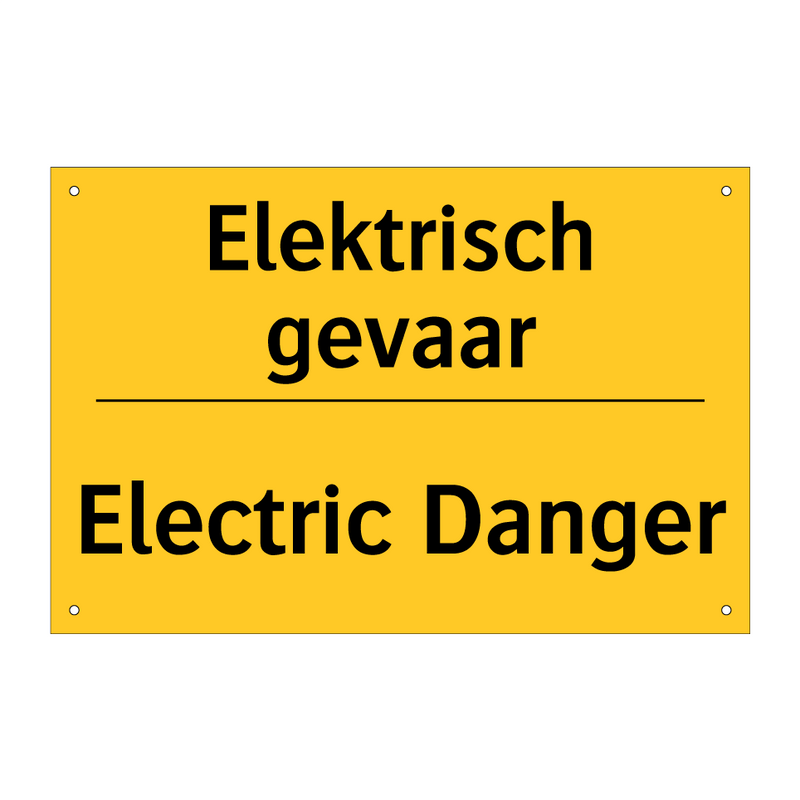 Elektrisch gevaar - Electric Danger & Elektrisch gevaar - Electric Danger