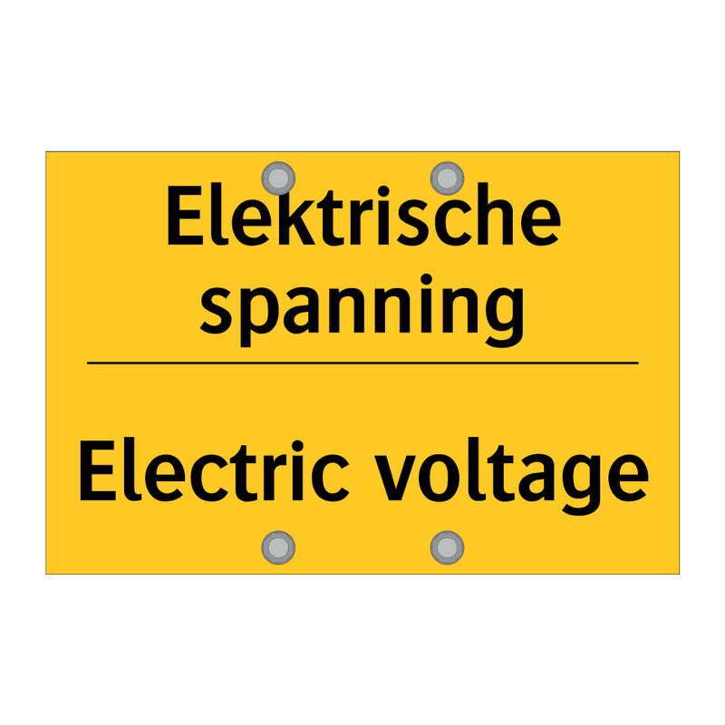 Elektrische spanning - Electric voltage & Elektrische spanning - Electric voltage