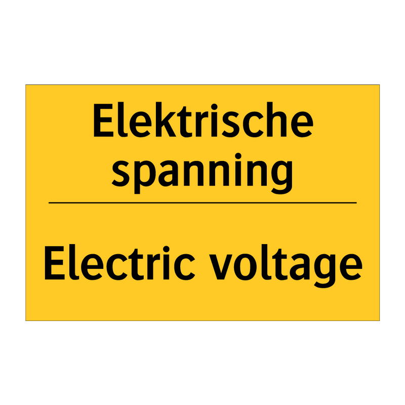 Elektrische spanning - Electric voltage & Elektrische spanning - Electric voltage