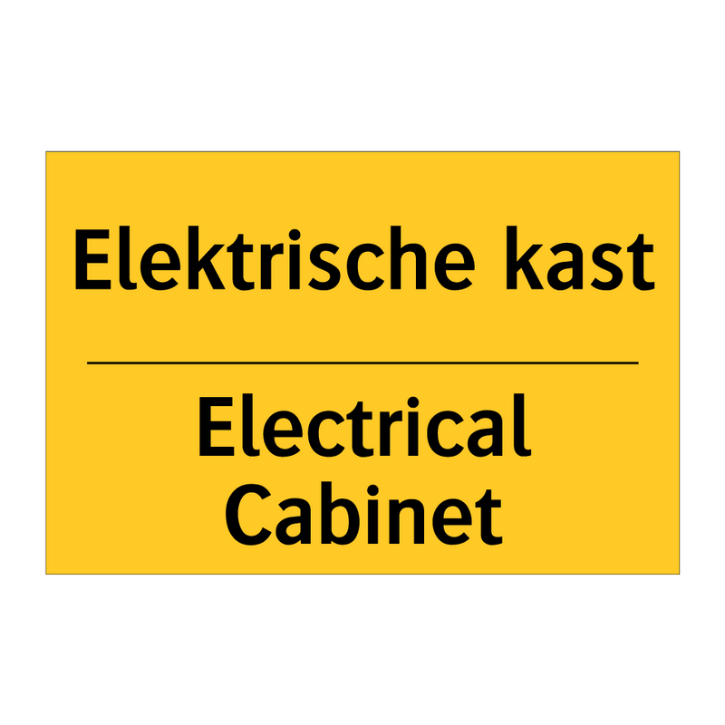 Elektrische kast - Electrical Cabinet & Elektrische kast - Electrical Cabinet