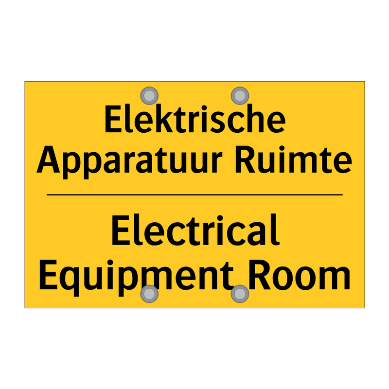 Elektrische Apparatuur Ruimte - Electrical Equipment Room