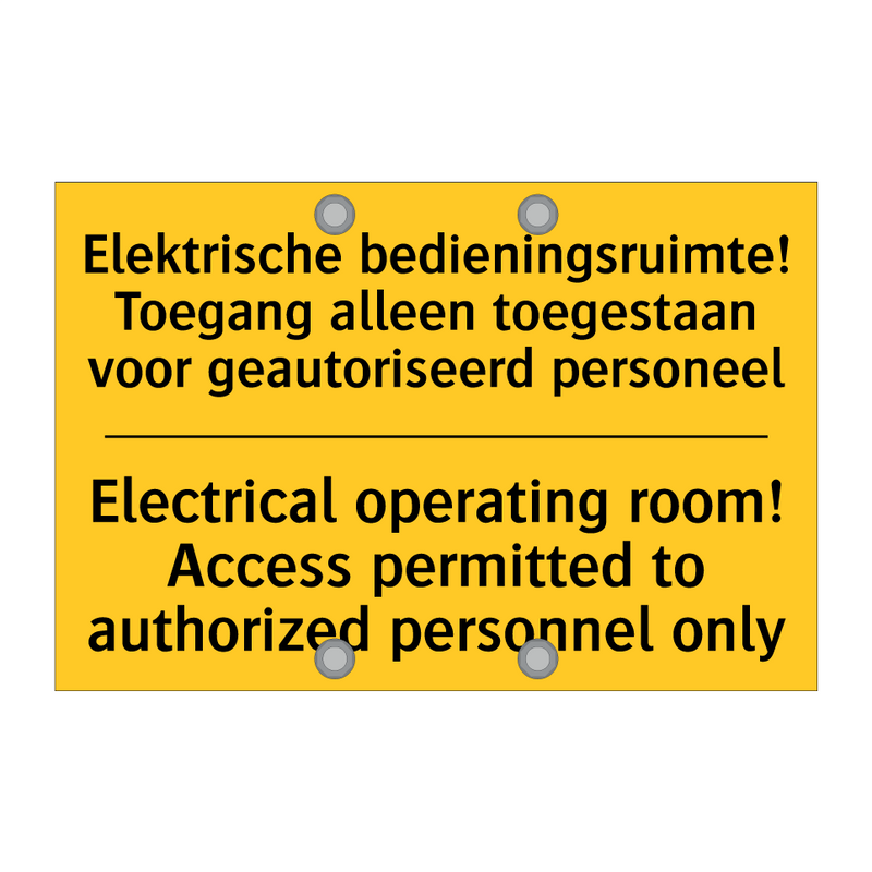 Elektrische bedieningsruimte! /.../ - Electrical operating room! Access /.../