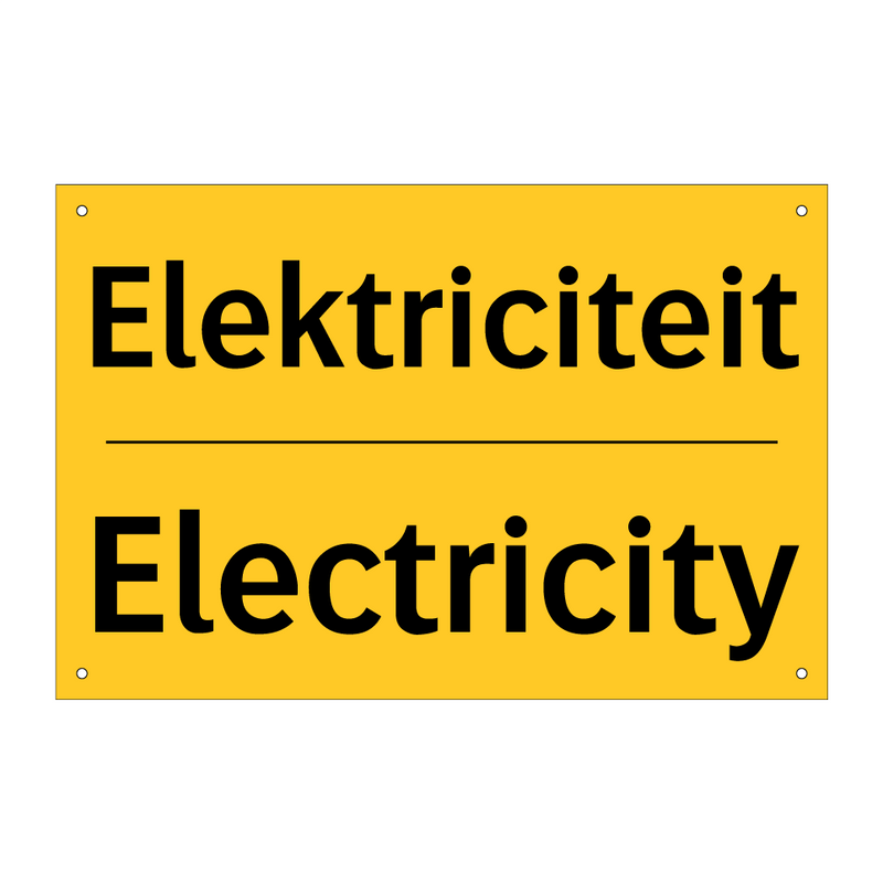 Elektriciteit - Electricity & Elektriciteit - Electricity & Elektriciteit - Electricity