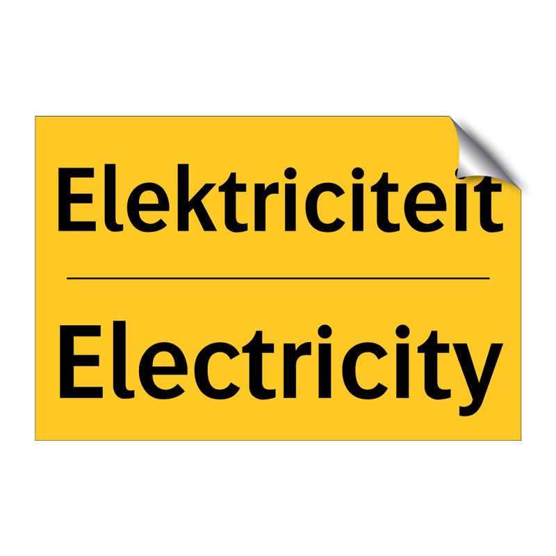 Elektriciteit - Electricity & Elektriciteit - Electricity & Elektriciteit - Electricity