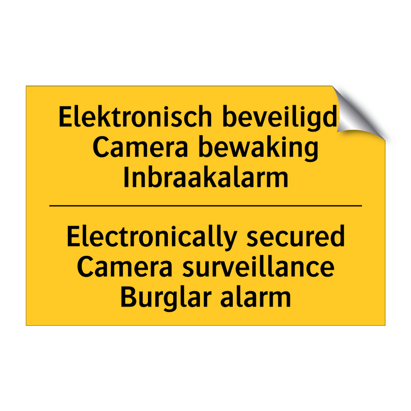 Elektronisch beveiligde Camera /.../ - Electronically secured Camera /.../