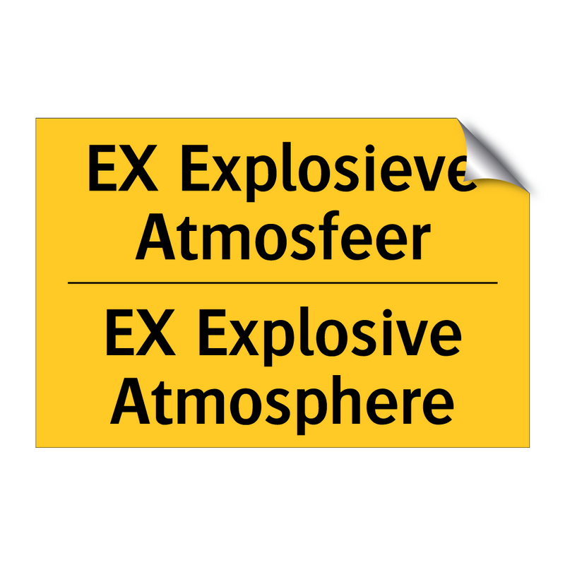 EX Explosieve Atmosfeer - EX Explosive Atmosphere