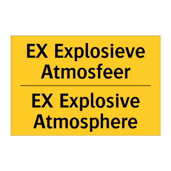 EX Explosieve Atmosfeer - EX Explosive Atmosphere