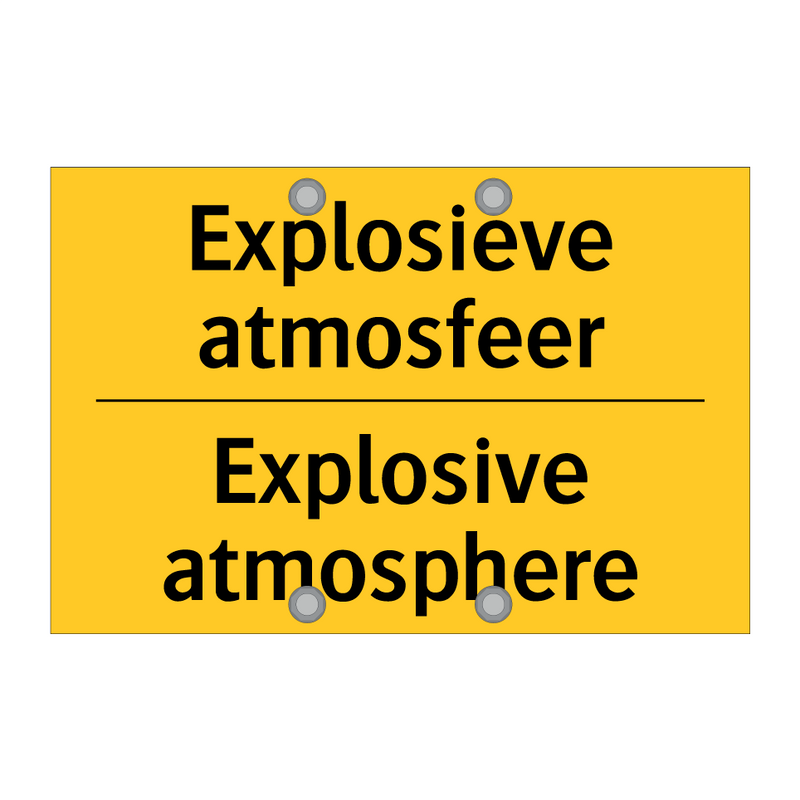 Explosieve atmosfeer - Explosive atmosphere & Explosieve atmosfeer - Explosive atmosphere