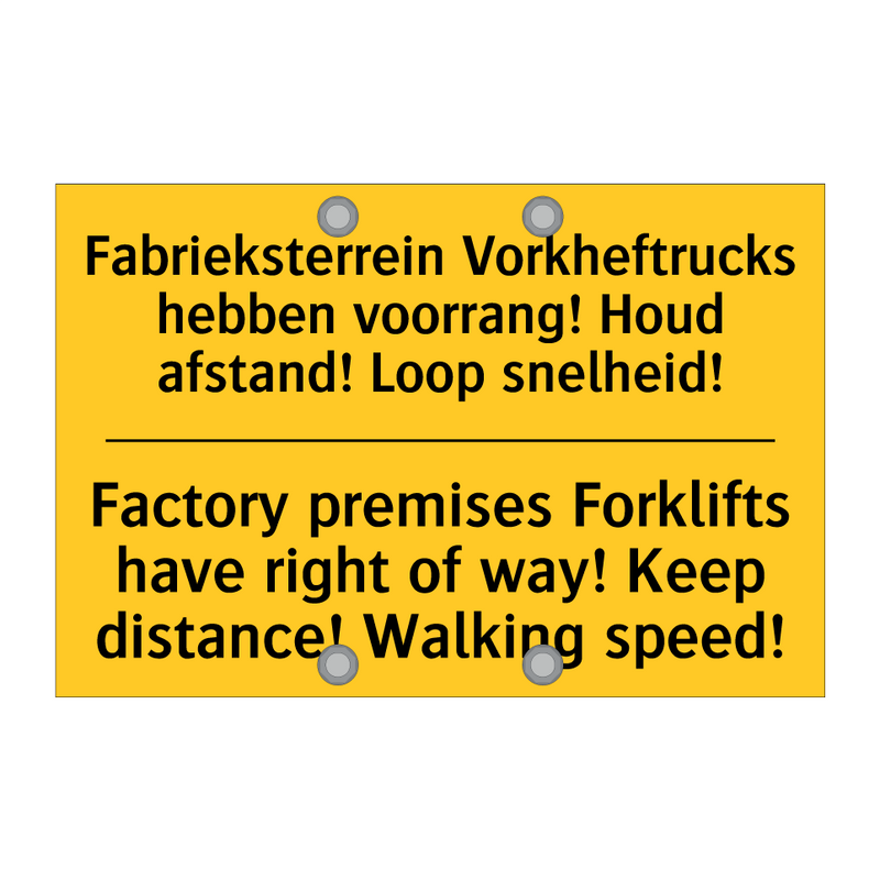 Fabrieksterrein Vorkheftrucks /.../ - Factory premises Forklifts have /.../