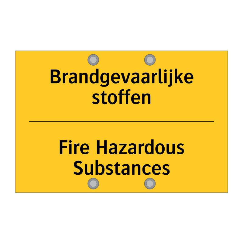 Brandgevaarlijke stoffen - Fire Hazardous Substances