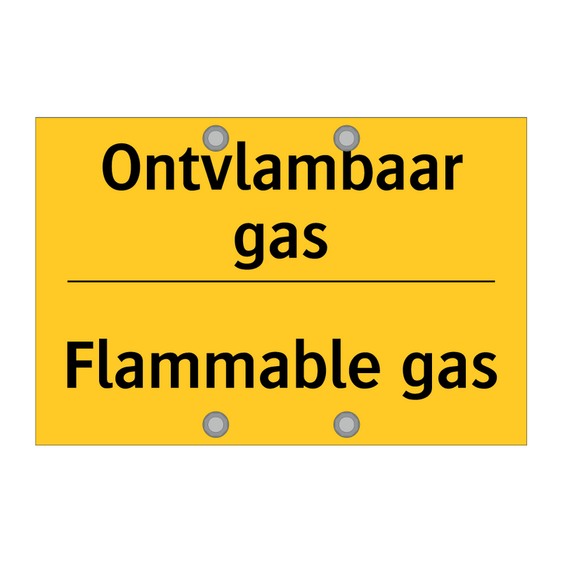 Ontvlambaar gas - Flammable gas & Ontvlambaar gas - Flammable gas & Ontvlambaar gas - Flammable gas