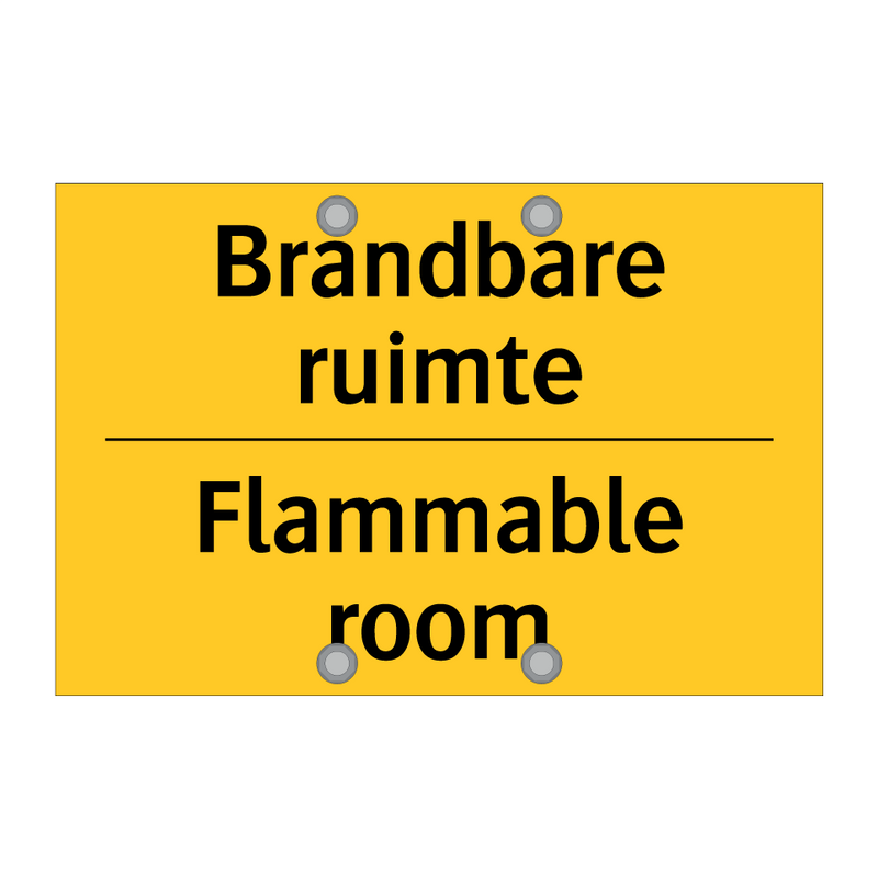 Brandbare ruimte - Flammable room & Brandbare ruimte - Flammable room