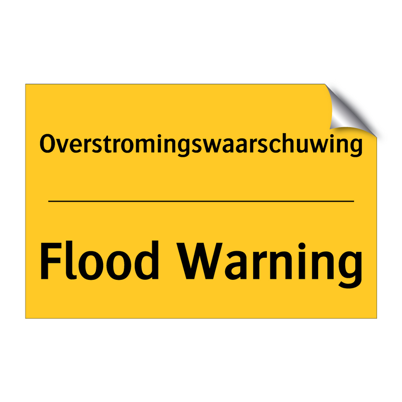 Overstromingswaarschuwing - Flood Warning & Overstromingswaarschuwing - Flood Warning