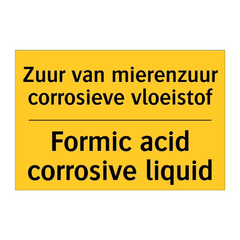 Zuur van mierenzuur corrosieve vloeistof - Formic acid corrosive liquid