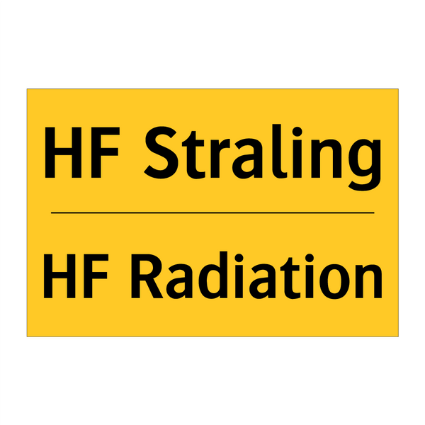 HF Straling - HF Radiation & HF Straling - HF Radiation & HF Straling - HF Radiation