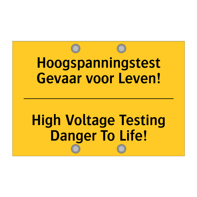 Hoogspanningstest Gevaar voor Leven! - High Voltage Testing Danger To Life!