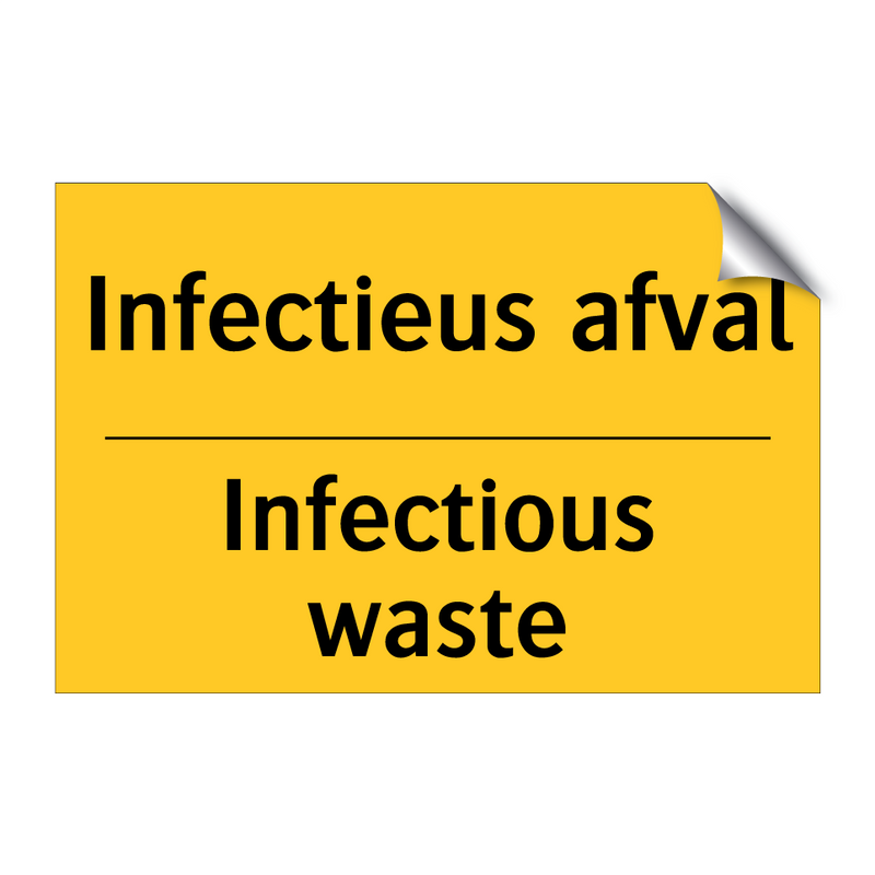 Infectieus afval - Infectious waste & Infectieus afval - Infectious waste