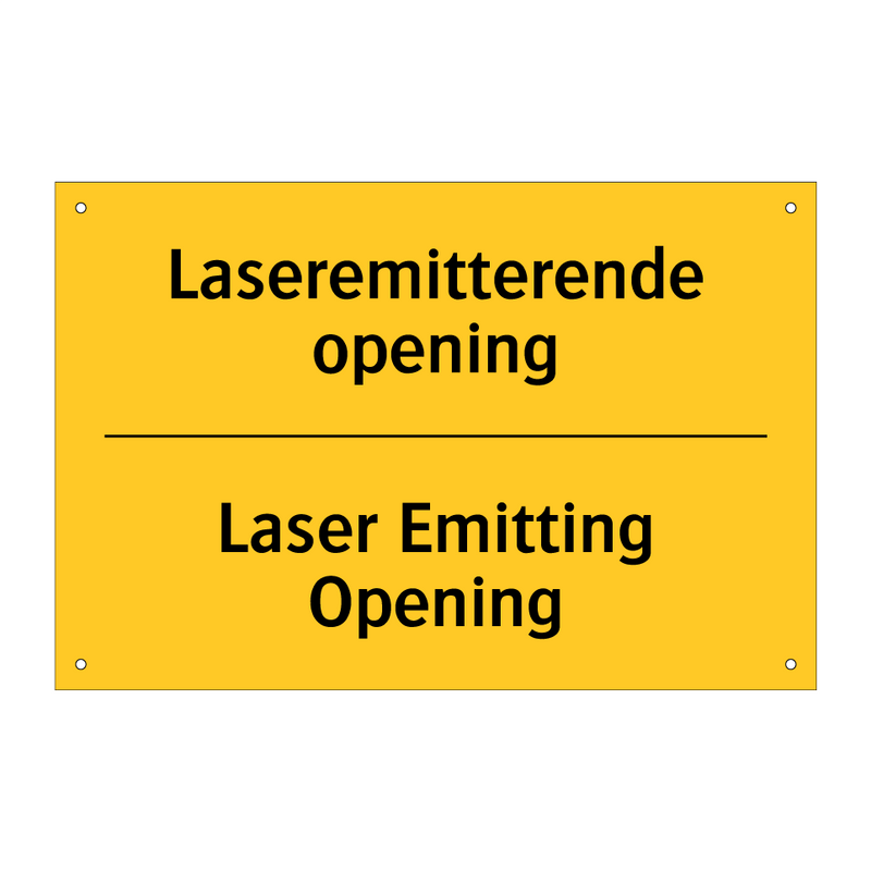 Laseremitterende opening - Laser Emitting Opening