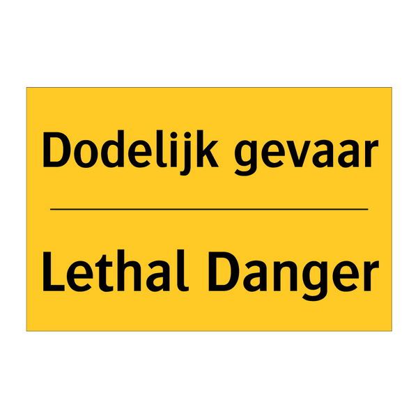 Dodelijk gevaar - Lethal Danger & Dodelijk gevaar - Lethal Danger & Dodelijk gevaar - Lethal Danger