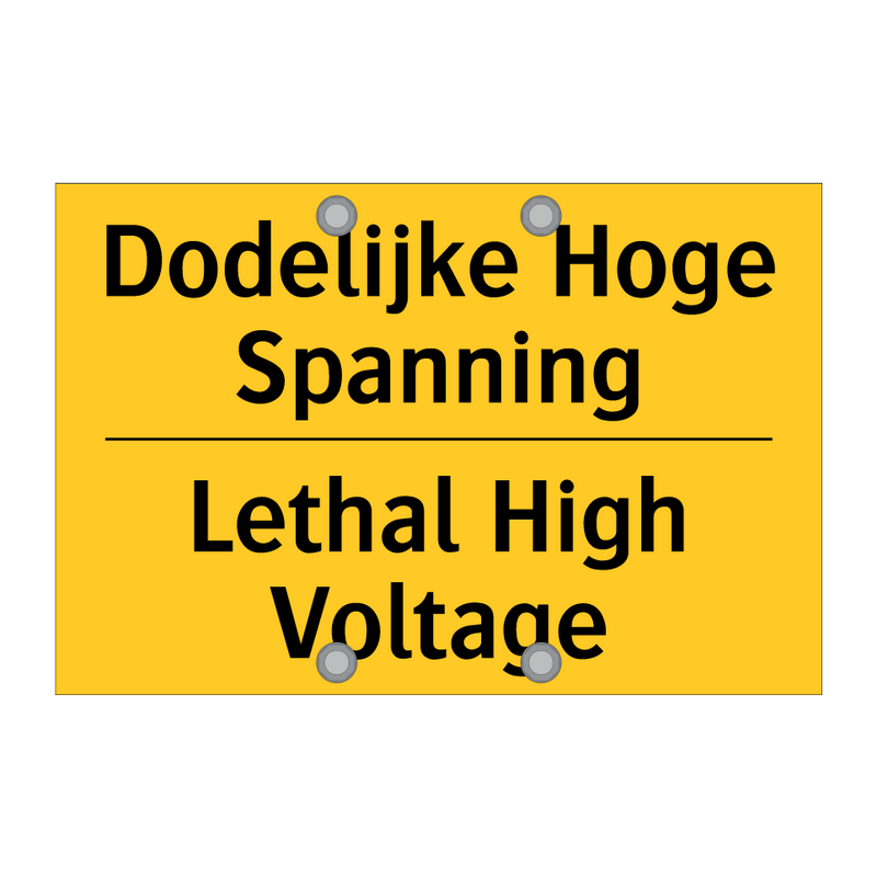 Dodelijke Hoge Spanning - Lethal High Voltage & Dodelijke Hoge Spanning - Lethal High Voltage