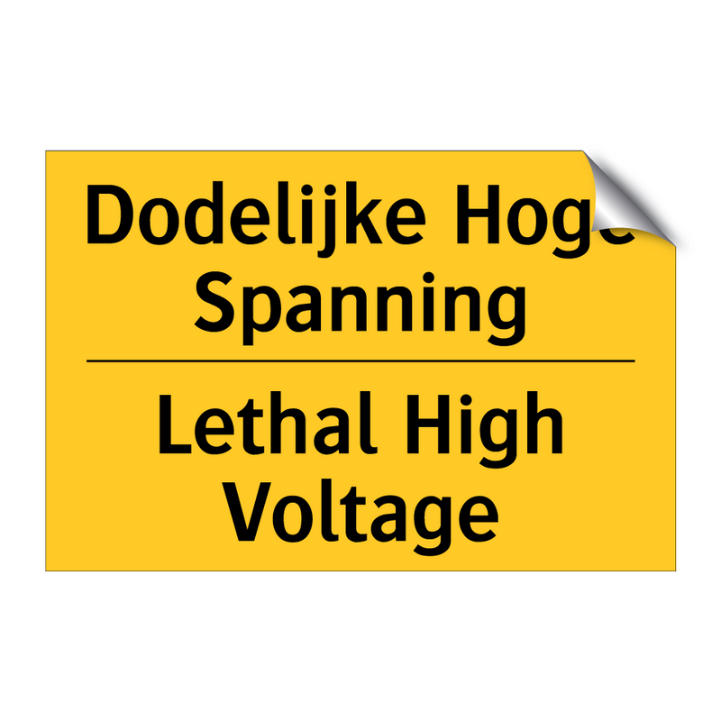 Dodelijke Hoge Spanning - Lethal High Voltage & Dodelijke Hoge Spanning - Lethal High Voltage