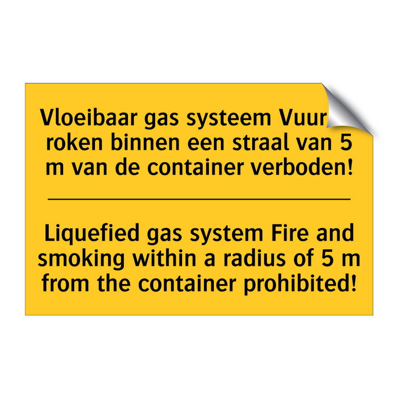 Vloeibaar gas systeem Vuur en /.../ - Liquefied gas system Fire and /.../