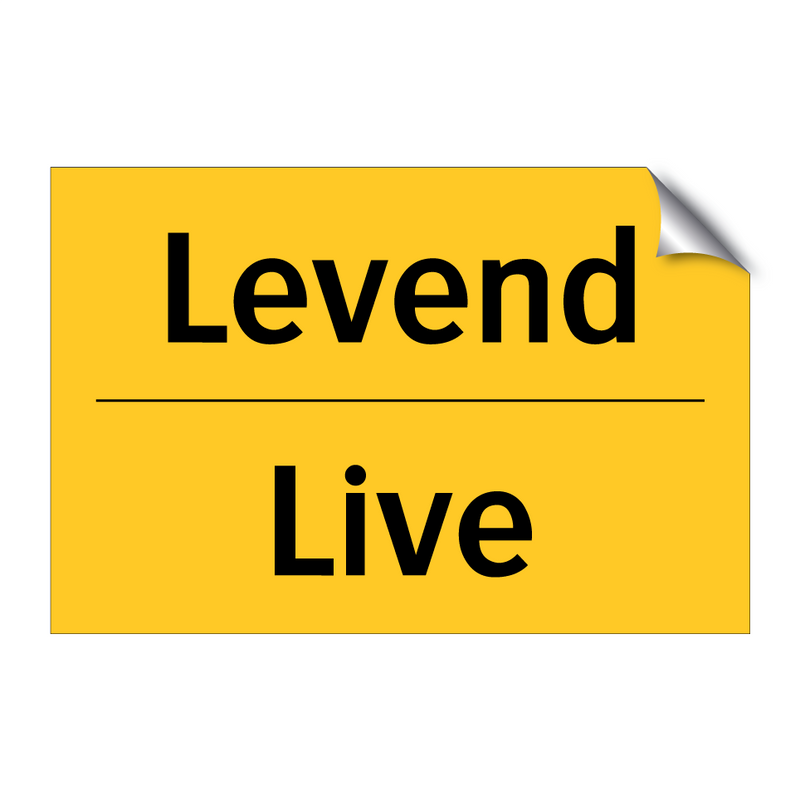 Levend - Live & Levend - Live & Levend - Live & Levend - Live