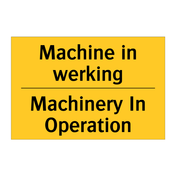 Machine in werking - Machinery In Operation & Machine in werking - Machinery In Operation