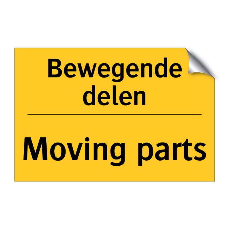 Bewegende delen - Moving parts & Bewegende delen - Moving parts & Bewegende delen - Moving parts