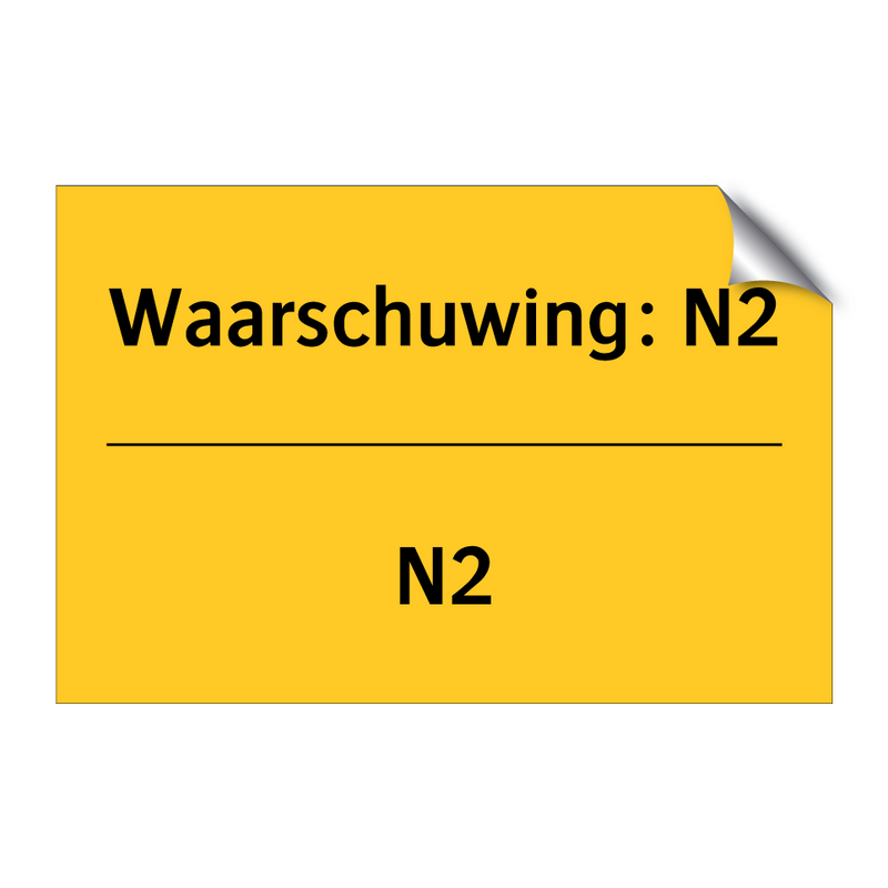 Waarschuwing: N2 - N2 & Waarschuwing: N2 - N2 & Waarschuwing: N2 - N2 & Waarschuwing: N2 - N2