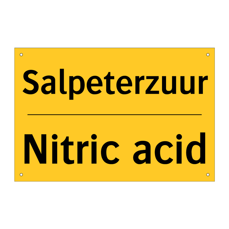 Salpeterzuur - Nitric acid & Salpeterzuur - Nitric acid & Salpeterzuur - Nitric acid