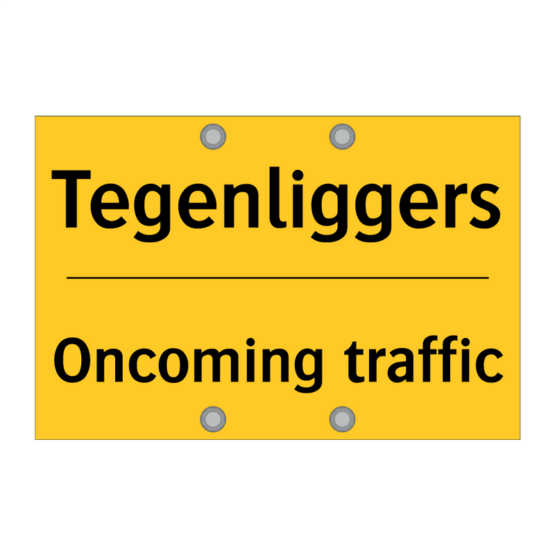 Tegenliggers - Oncoming traffic & Tegenliggers - Oncoming traffic & Tegenliggers - Oncoming traffic