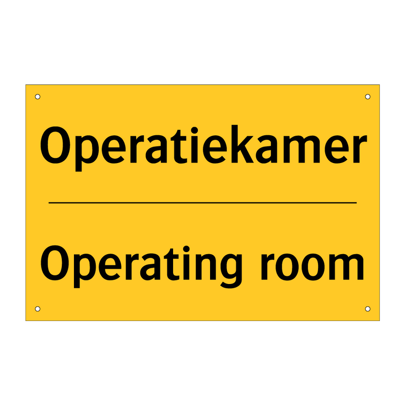 Operatiekamer - Operating room & Operatiekamer - Operating room & Operatiekamer - Operating room