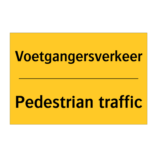 Voetgangersverkeer - Pedestrian traffic & Voetgangersverkeer - Pedestrian traffic