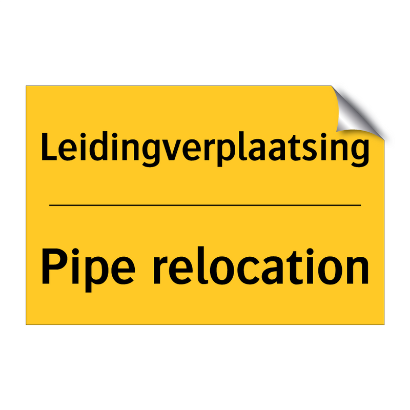 Leidingverplaatsing - Pipe relocation & Leidingverplaatsing - Pipe relocation