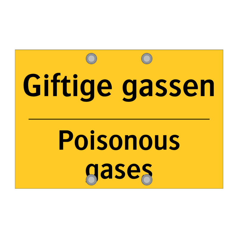 Giftige gassen - Poisonous gases & Giftige gassen - Poisonous gases