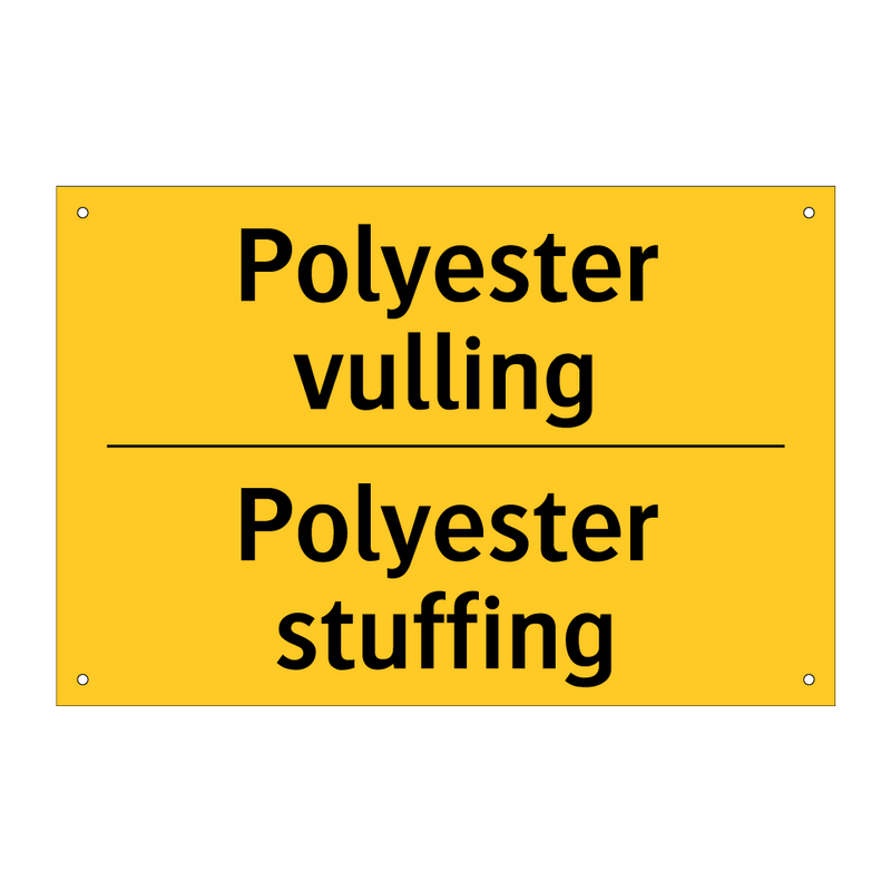 Polyester vulling - Polyester stuffing & Polyester vulling - Polyester stuffing