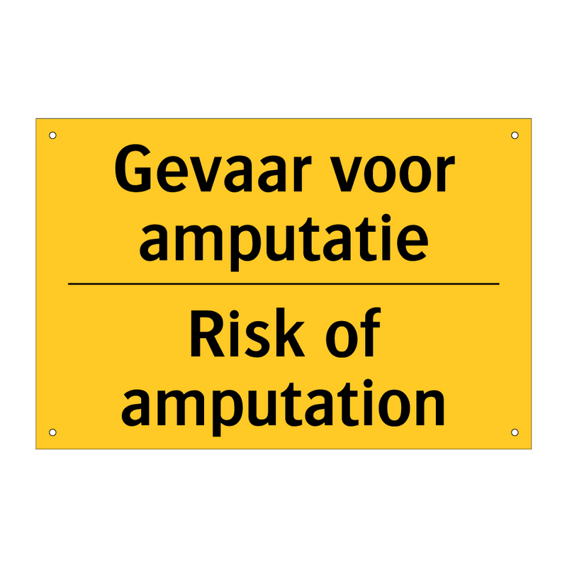 Gevaar voor amputatie - Risk of amputation & Gevaar voor amputatie - Risk of amputation