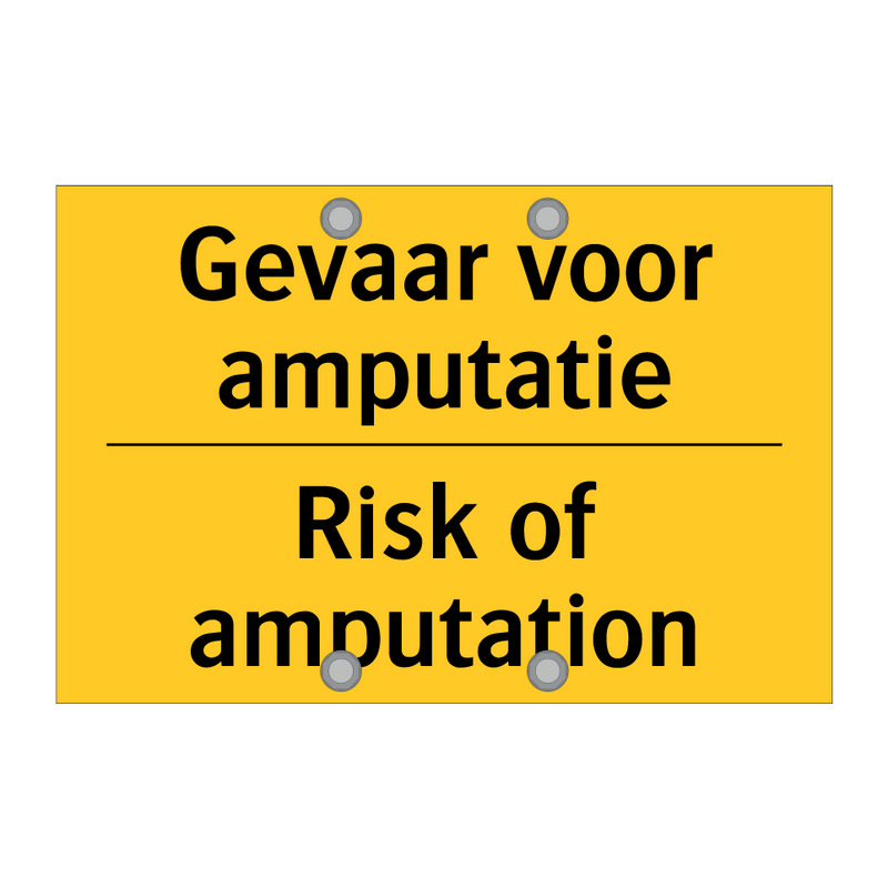 Gevaar voor amputatie - Risk of amputation & Gevaar voor amputatie - Risk of amputation