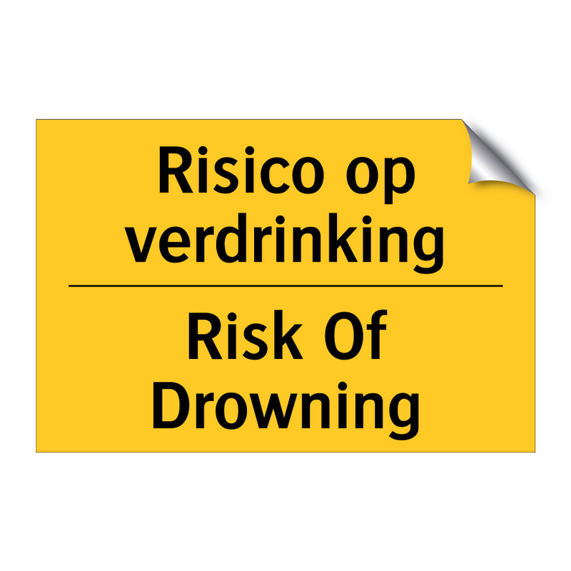 Risico op verdrinking - Risk Of Drowning & Risico op verdrinking - Risk Of Drowning