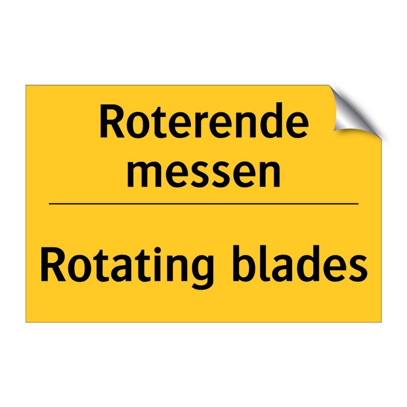 Roterende messen - Rotating blades & Roterende messen - Rotating blades